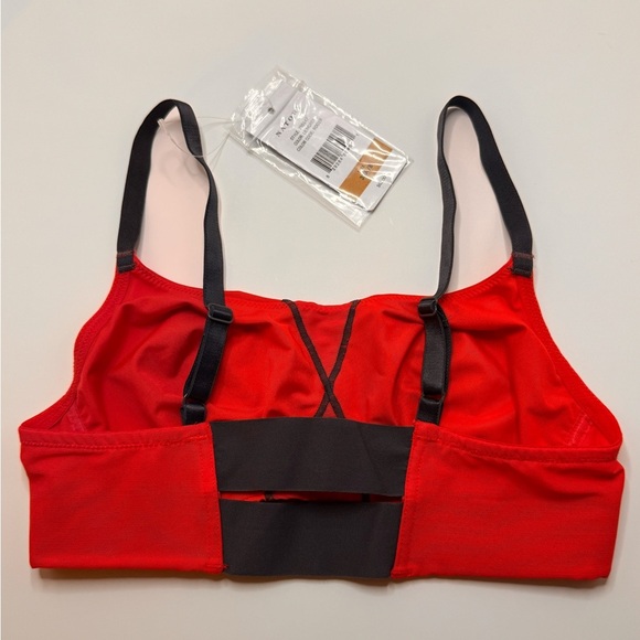 Natori TIGER LILY/IRON GREY Zen Contour Convertible Sports Bra - Picture 5 of 8